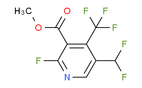 AM205135 | 1805999-50-1 | Methyl 5-(difluoromethyl)-2-fluoro-4-(trifluoromethyl)pyridine-3-carboxylate
