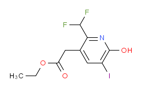 AM205142 | 1805201-24-4 | Ethyl 2-(difluoromethyl)-6-hydroxy-5-iodopyridine-3-acetate