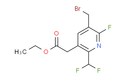 AM205164 | 1806991-65-0 | Ethyl 3-(bromomethyl)-6-(difluoromethyl)-2-fluoropyridine-5-acetate