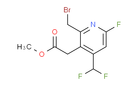 AM205169 | 1807125-12-7 | Methyl 2-(bromomethyl)-4-(difluoromethyl)-6-fluoropyridine-3-acetate