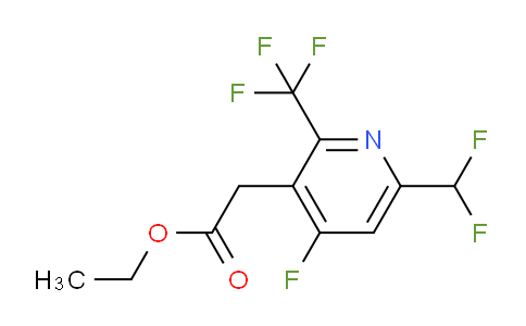 AM205176 | 1805196-04-6 | Ethyl 6-(difluoromethyl)-4-fluoro-2-(trifluoromethyl)pyridine-3-acetate