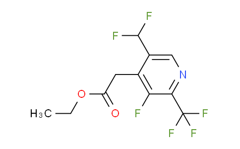 AM205180 | 1804856-79-8 | Ethyl 5-(difluoromethyl)-3-fluoro-2-(trifluoromethyl)pyridine-4-acetate