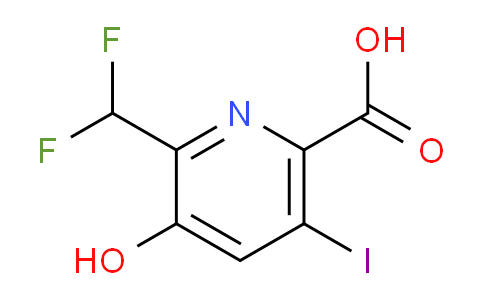 AM205184 | 1807005-57-7 | 2-(Difluoromethyl)-3-hydroxy-5-iodopyridine-6-carboxylic acid