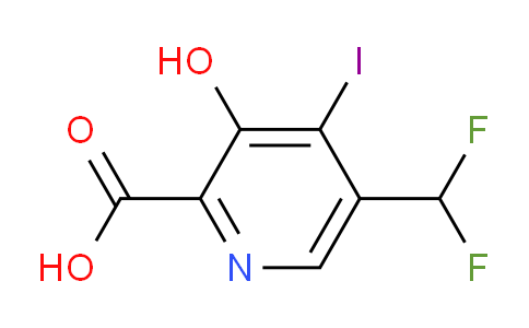 AM205186 | 1804858-96-5 | 5-(Difluoromethyl)-3-hydroxy-4-iodopyridine-2-carboxylic acid
