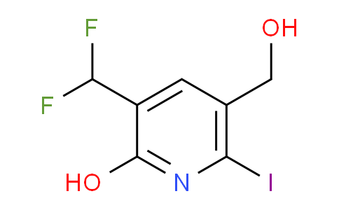 3-(Difluoromethyl)-2-hydroxy-6-iodopyridine-5-methanol