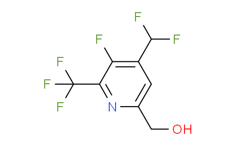 4-(Difluoromethyl)-3-fluoro-2-(trifluoromethyl)pyridine-6-methanol
