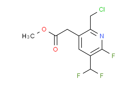 AM205209 | 1805200-83-2 | Methyl 2-(chloromethyl)-5-(difluoromethyl)-6-fluoropyridine-3-acetate