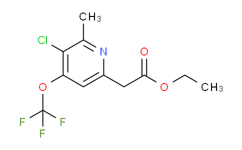 AM20523 | 1806168-28-4 | Ethyl 3-chloro-2-methyl-4-(trifluoromethoxy)pyridine-6-acetate