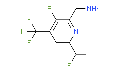 2-(Aminomethyl)-6-(difluoromethyl)-3-fluoro-4-(trifluoromethyl)pyridine