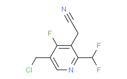5-(Chloromethyl)-2-(difluoromethyl)-4-fluoropyridine-3-acetonitrile