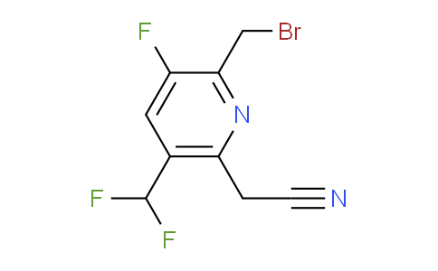 AM205257 | 1805203-19-3 | 2-(Bromomethyl)-5-(difluoromethyl)-3-fluoropyridine-6-acetonitrile
