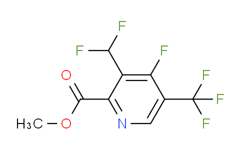 AM205258 | 1805207-31-1 | Methyl 3-(difluoromethyl)-4-fluoro-5-(trifluoromethyl)pyridine-2-carboxylate