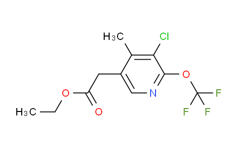 AM20528 | 1803937-77-0 | Ethyl 3-chloro-4-methyl-2-(trifluoromethoxy)pyridine-5-acetate