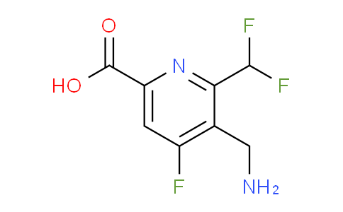 AM205281 | 1806990-43-1 | 3-(Aminomethyl)-2-(difluoromethyl)-4-fluoropyridine-6-carboxylic acid