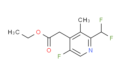 AM205283 | 1807156-73-5 | Ethyl 2-(difluoromethyl)-5-fluoro-3-methylpyridine-4-acetate