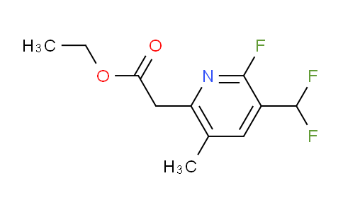 AM205285 | 1805293-97-3 | Ethyl 3-(difluoromethyl)-2-fluoro-5-methylpyridine-6-acetate