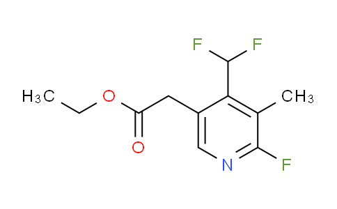 AM205286 | 1804944-37-3 | Ethyl 4-(difluoromethyl)-2-fluoro-3-methylpyridine-5-acetate