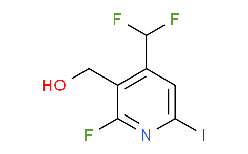 4-(Difluoromethyl)-2-fluoro-6-iodopyridine-3-methanol