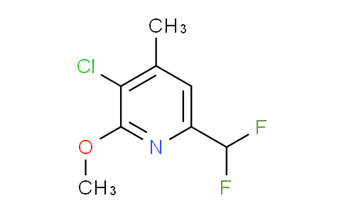 3-Chloro-6-(difluoromethyl)-2-methoxy-4-methylpyridine