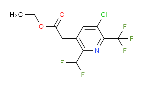 AM205314 | 1804484-45-4 | Ethyl 3-chloro-6-(difluoromethyl)-2-(trifluoromethyl)pyridine-5-acetate