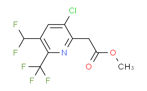 AM205317 | 1807152-67-5 | Methyl 3-chloro-5-(difluoromethyl)-6-(trifluoromethyl)pyridine-2-acetate