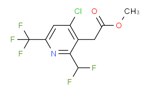 AM205319 | 1806876-96-9 | Methyl 4-chloro-2-(difluoromethyl)-6-(trifluoromethyl)pyridine-3-acetate