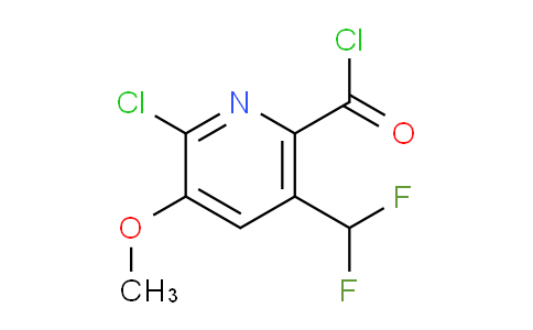 2-Chloro-5-(difluoromethyl)-3-methoxypyridine-6-carbonyl chloride