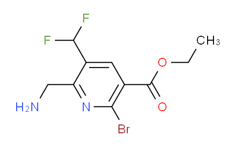 AM205334 | 1805344-78-8 | Ethyl 2-(aminomethyl)-6-bromo-3-(difluoromethyl)pyridine-5-carboxylate