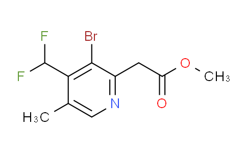 AM205335 | 1805169-81-6 | Methyl 3-bromo-4-(difluoromethyl)-5-methylpyridine-2-acetate