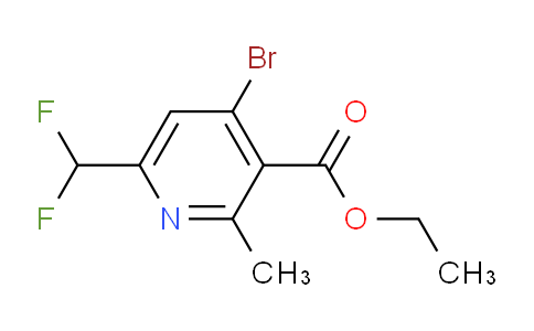 Ethyl 4-bromo-6-(difluoromethyl)-2-methylpyridine-3-carboxylate