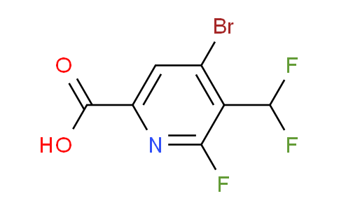 AM205340 | 1805242-08-3 | 4-Bromo-3-(difluoromethyl)-2-fluoropyridine-6-carboxylic acid