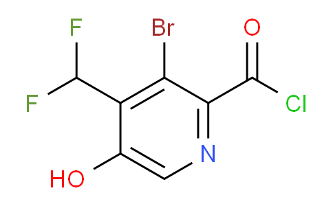 AM205343 | 1805245-32-2 | 3-Bromo-4-(difluoromethyl)-5-hydroxypyridine-2-carbonyl chloride