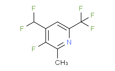 4-(Difluoromethyl)-3-fluoro-2-methyl-6-(trifluoromethyl)pyridine