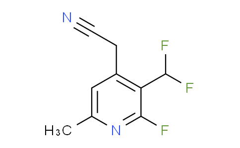 3-(Difluoromethyl)-2-fluoro-6-methylpyridine-4-acetonitrile
