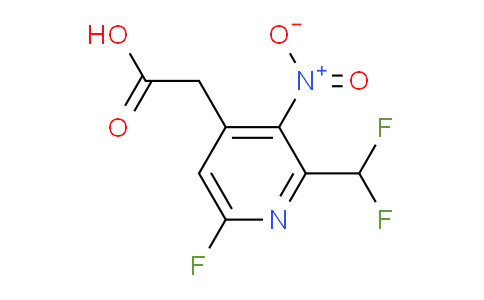 2-(Difluoromethyl)-6-fluoro-3-nitropyridine-4-acetic acid