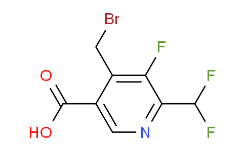 AM205363 | 1805599-43-2 | 4-(Bromomethyl)-2-(difluoromethyl)-3-fluoropyridine-5-carboxylic acid