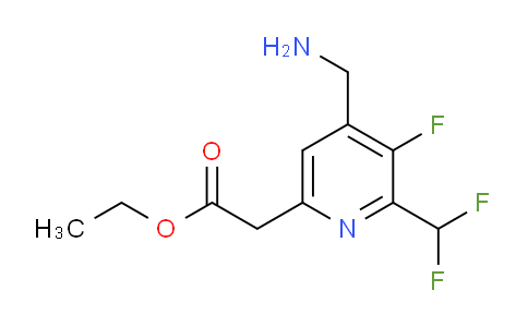 AM205391 | 1805997-41-4 | Ethyl 4-(aminomethyl)-2-(difluoromethyl)-3-fluoropyridine-6-acetate