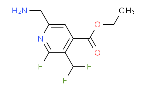 AM205404 | 1804371-83-2 | Ethyl 6-(aminomethyl)-3-(difluoromethyl)-2-fluoropyridine-4-carboxylate