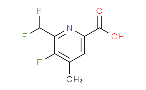 AM205406 | 1804427-01-7 | 2-(Difluoromethyl)-3-fluoro-4-methylpyridine-6-carboxylic acid