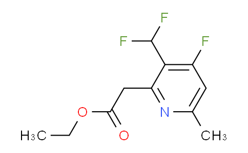 AM205414 | 1805442-31-2 | Ethyl 3-(difluoromethyl)-4-fluoro-6-methylpyridine-2-acetate