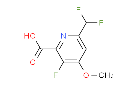 AM205422 | 1804944-89-5 | 6-(Difluoromethyl)-3-fluoro-4-methoxypyridine-2-carboxylic acid