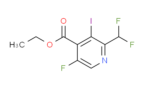AM205462 | 1805052-03-2 | Ethyl 2-(difluoromethyl)-5-fluoro-3-iodopyridine-4-carboxylate