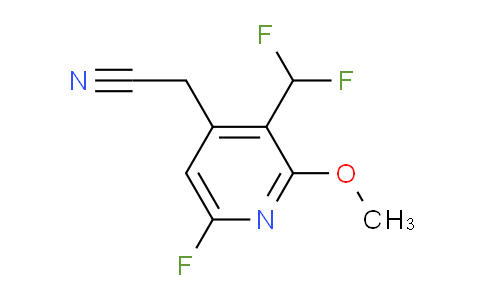 3-(Difluoromethyl)-6-fluoro-2-methoxypyridine-4-acetonitrile