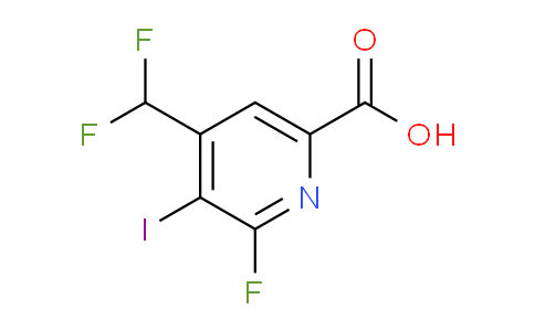 4-(Difluoromethyl)-2-fluoro-3-iodopyridine-6-carboxylic acid