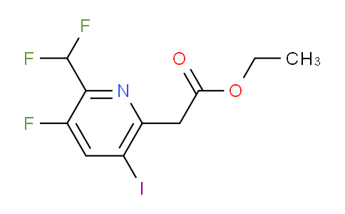 AM205494 | 1805054-16-3 | Ethyl 2-(difluoromethyl)-3-fluoro-5-iodopyridine-6-acetate