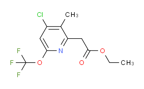 AM20550 | 1803937-88-3 | Ethyl 4-chloro-3-methyl-6-(trifluoromethoxy)pyridine-2-acetate