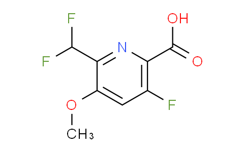 AM205502 | 1805192-45-3 | 2-(Difluoromethyl)-5-fluoro-3-methoxypyridine-6-carboxylic acid