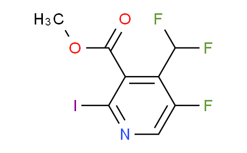 AM205503 | 1807100-31-7 | Methyl 4-(difluoromethyl)-5-fluoro-2-iodopyridine-3-carboxylate