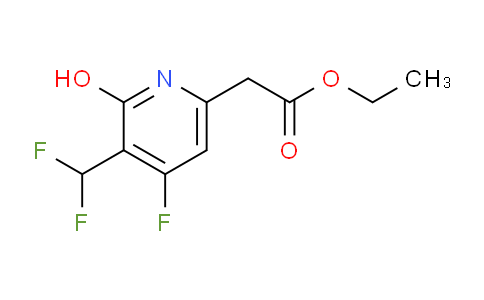 Ethyl 3-(difluoromethyl)-4-fluoro-2-hydroxypyridine-6-acetate