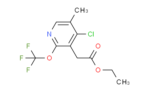 AM20551 | 1803616-21-8 | Ethyl 4-chloro-5-methyl-2-(trifluoromethoxy)pyridine-3-acetate